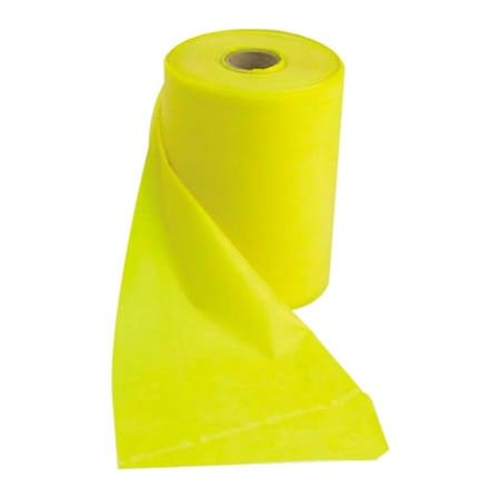 Fabrication Enterprises Thera-Band Latex-Free Exercise Band, Yellow, 50 Yard Roll/Box 10-1195